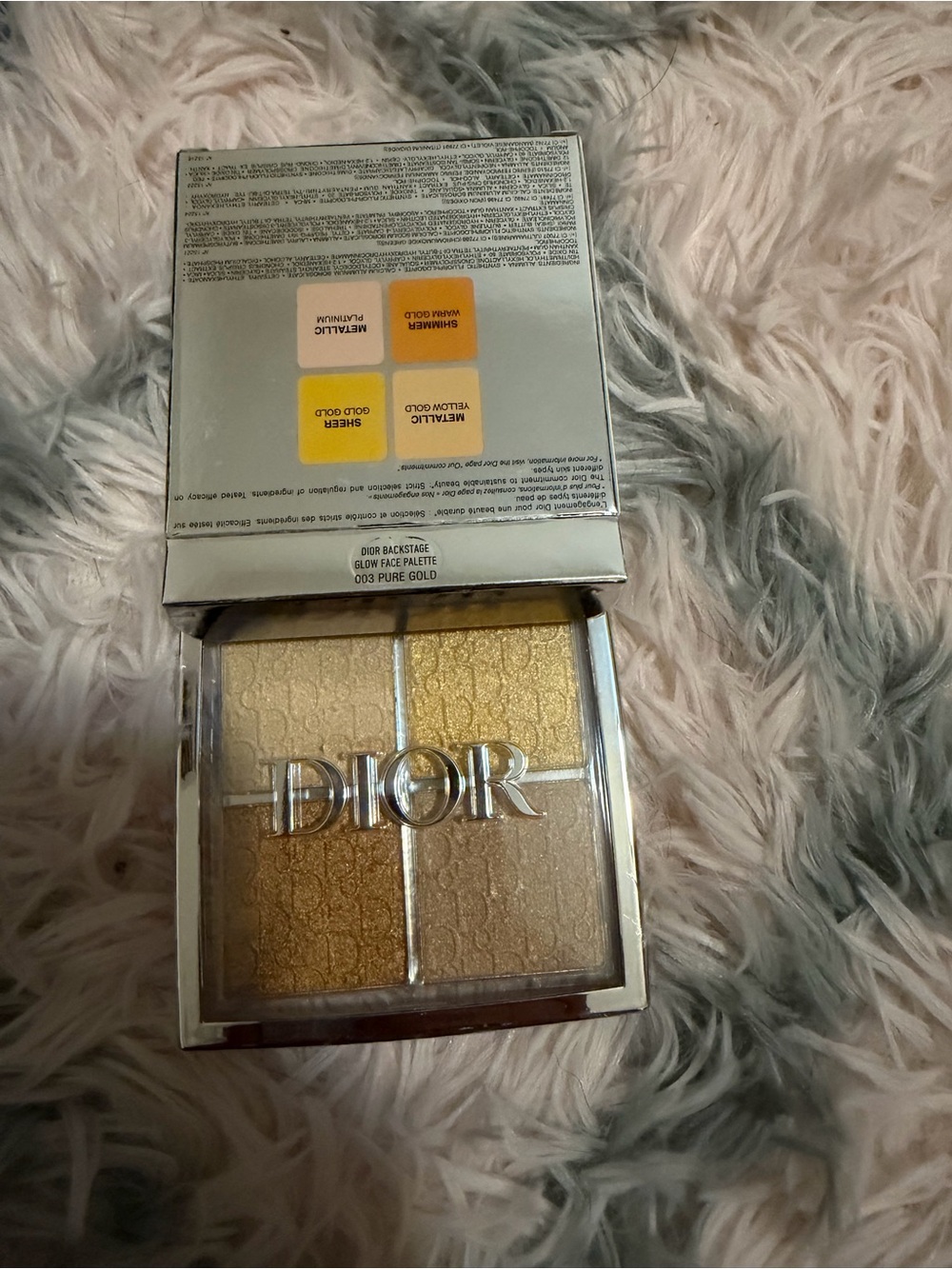 Dior Gold Glow Face Palette - Shimmering Multi-Gold